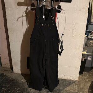 Men's Black Overalls